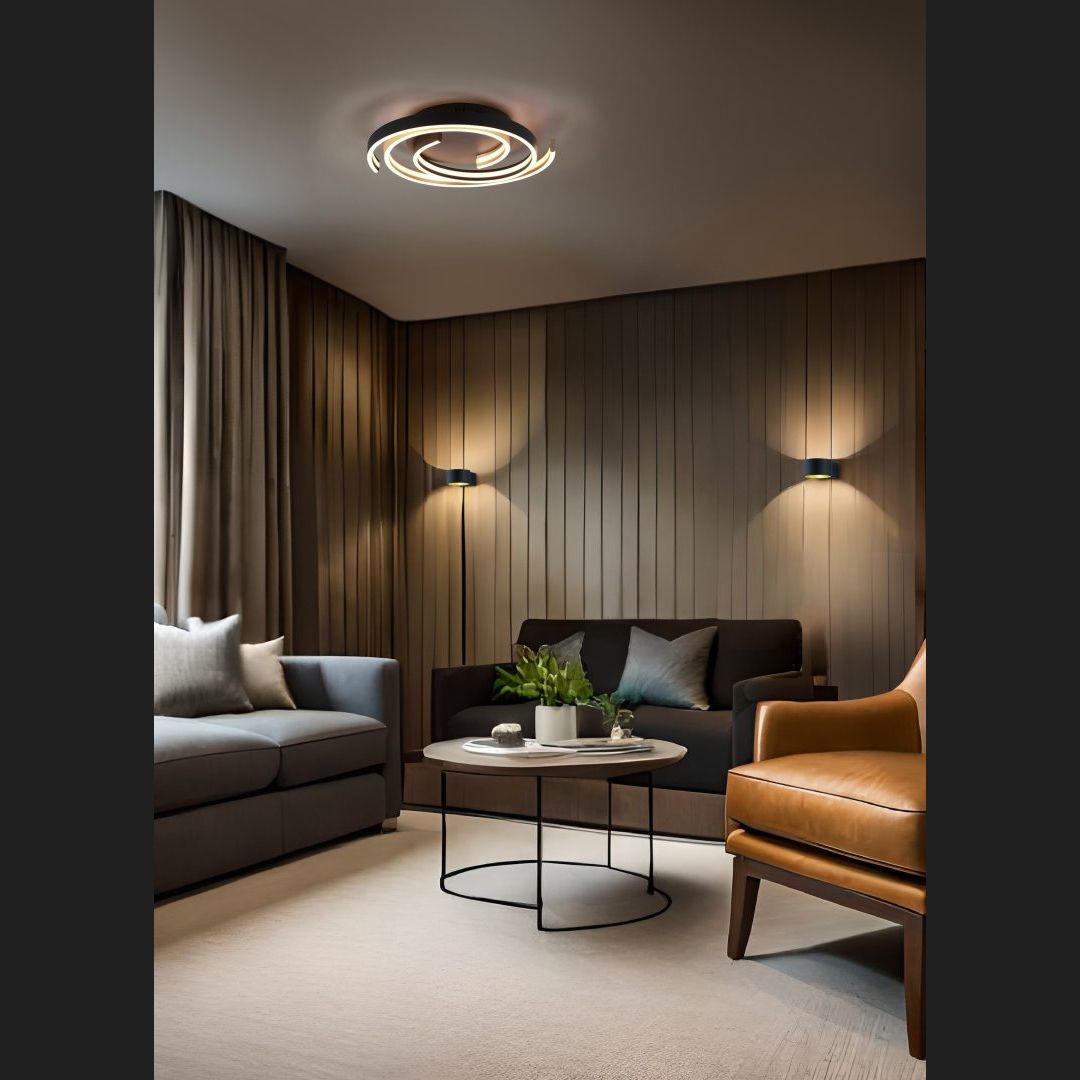 Caya - Ceiling lamp - Brass Matt - Trio