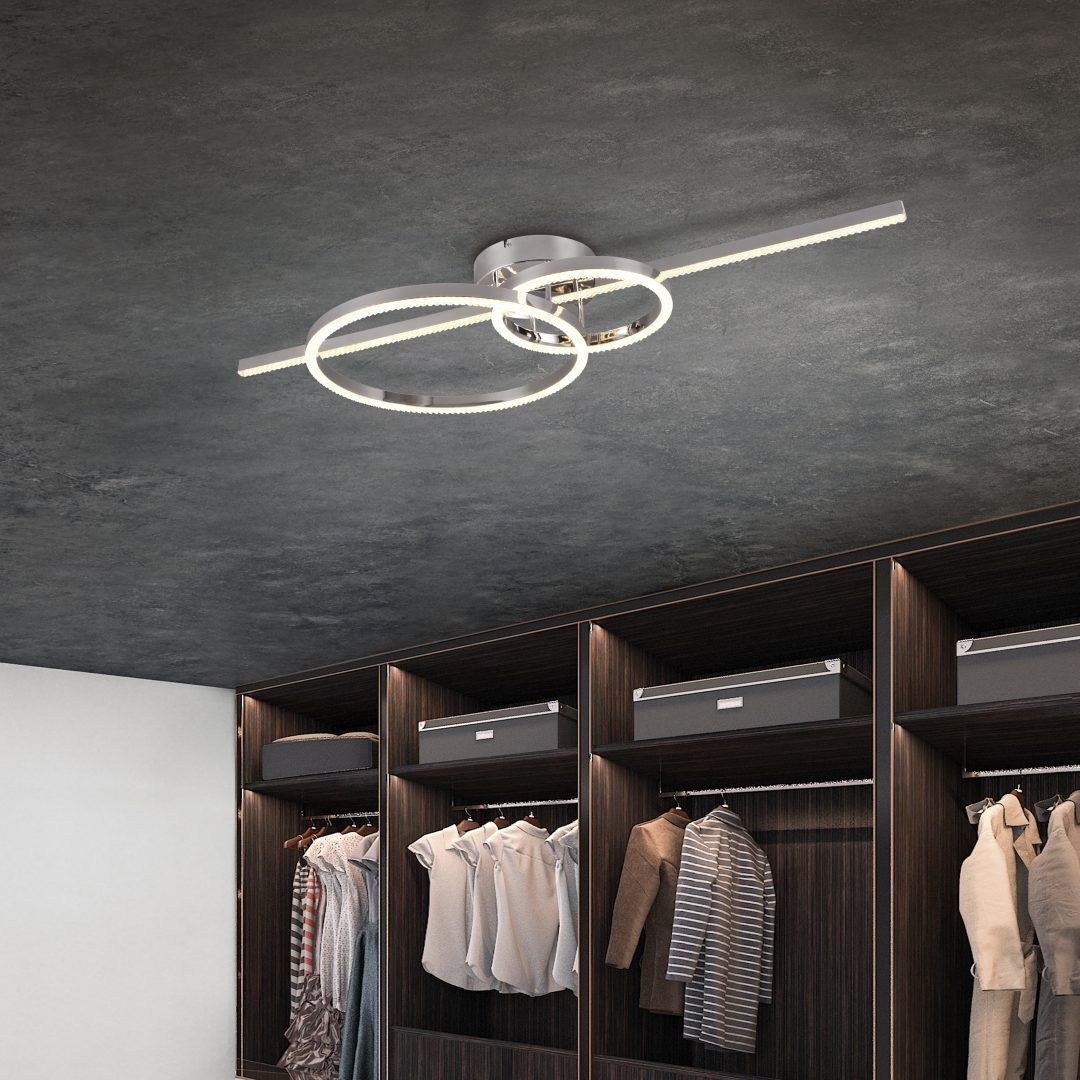 Montilla - Ceiling lamp - Chrome - Trio