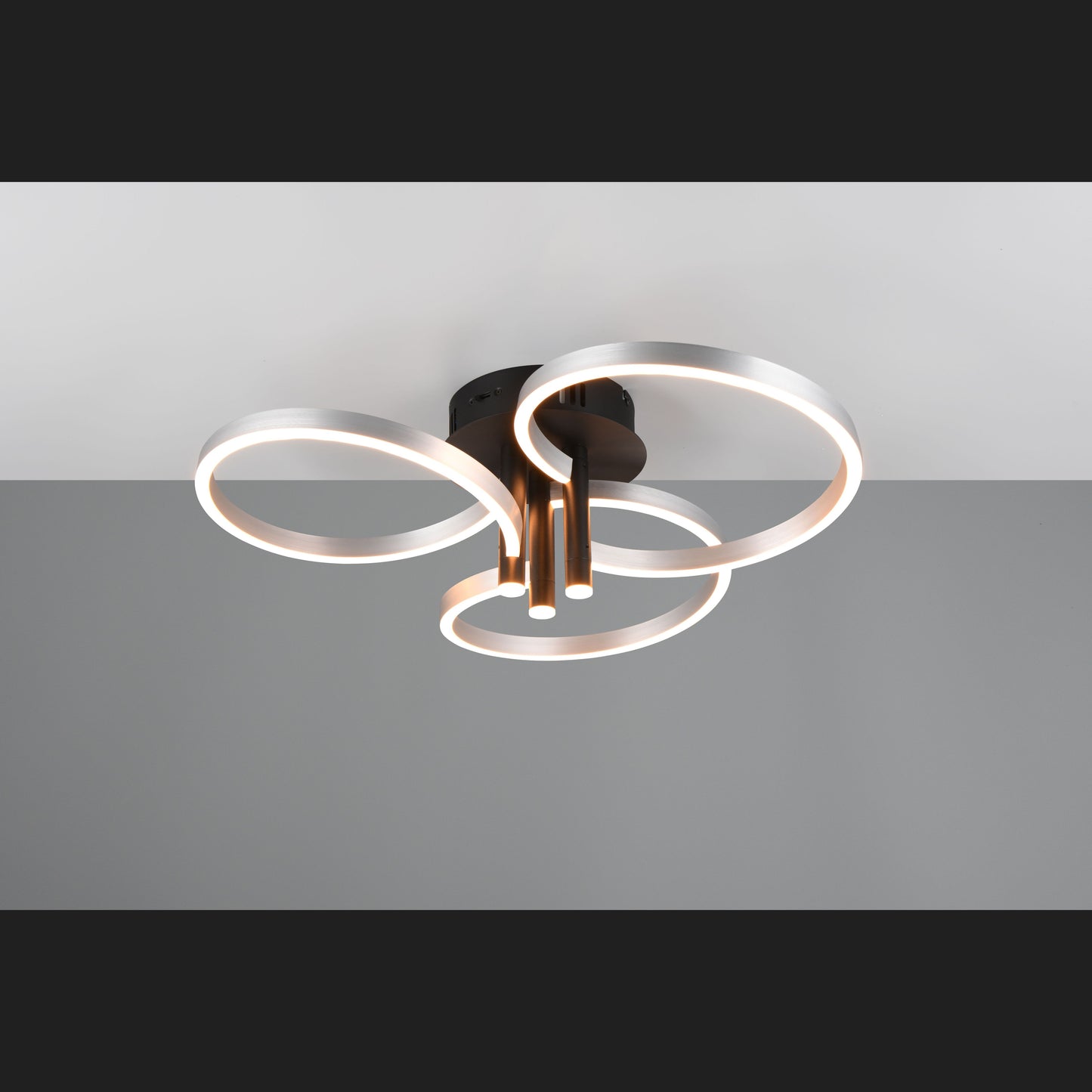 Caruso - Ceiling Lamp - Brushed Aluminium - Trio - 648110605
