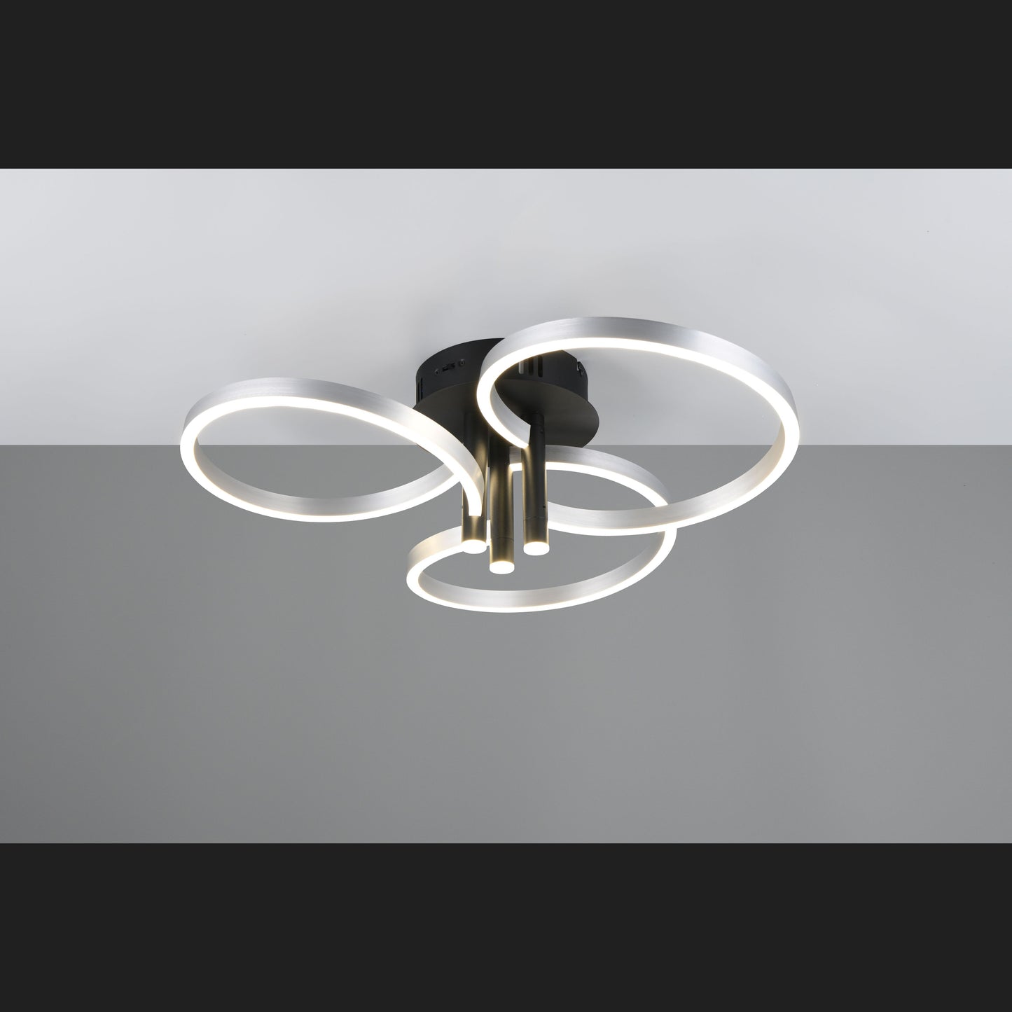 Caruso - Ceiling Lamp - Brushed Aluminium - Trio - 648110605