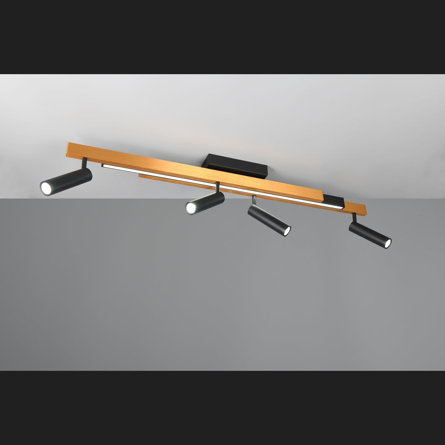 Zeno - Ceiling Lamp - Black Gold - Trio - 648310580