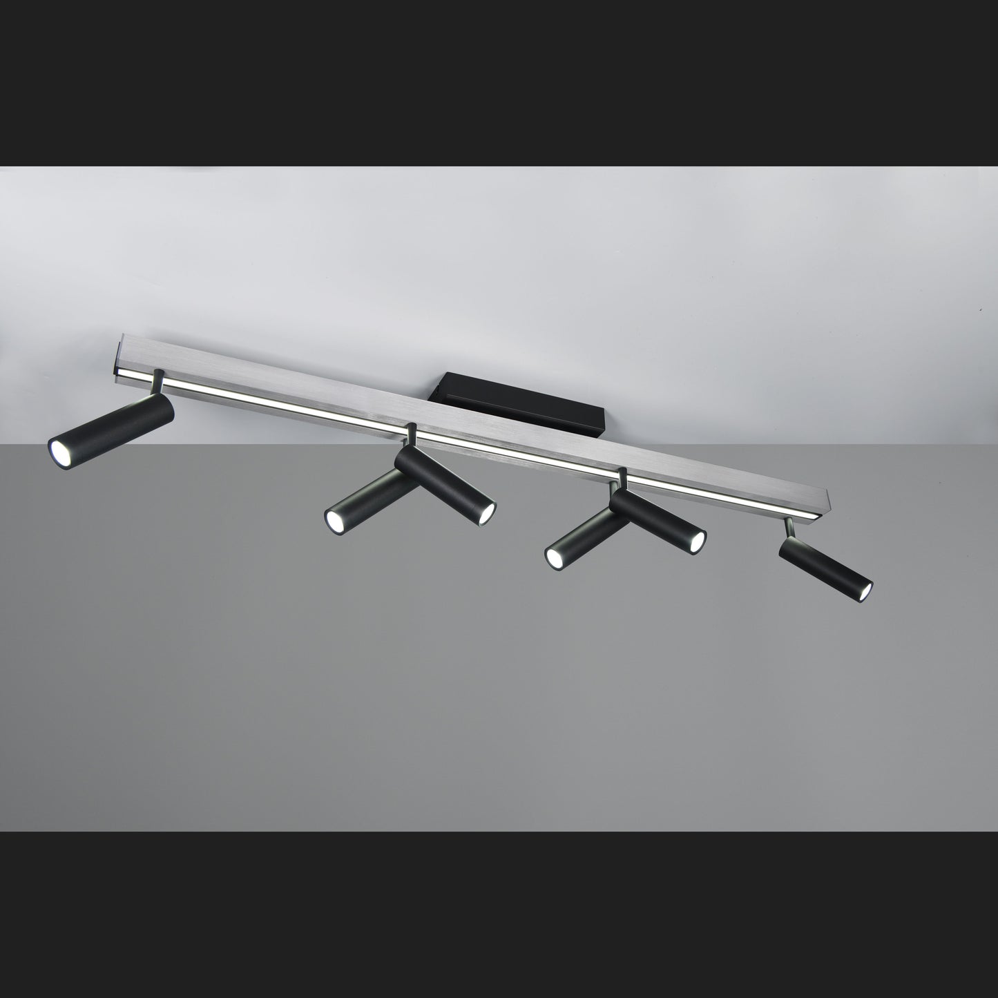 Zeno - Ceiling Lamp - Brushed Aluminium - Trio - 648310705