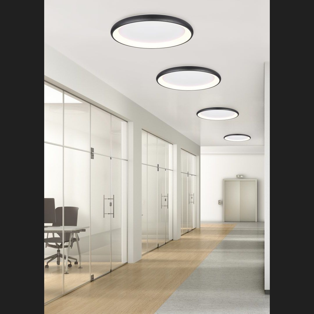 Cardona - Ceiling Lamp - Black Matt - Trio - 649617532