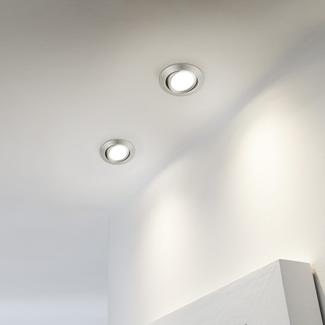 Rila - Recessed lighting - Nickel Matt - Trio