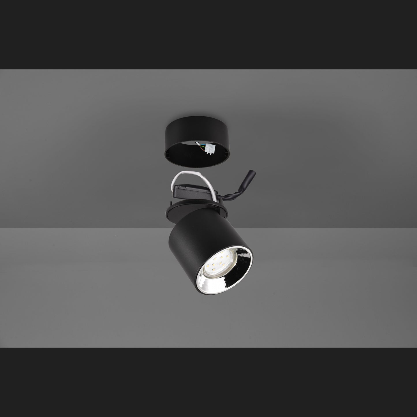 Guayana - Ceiling lamp - Black Matt - Trio