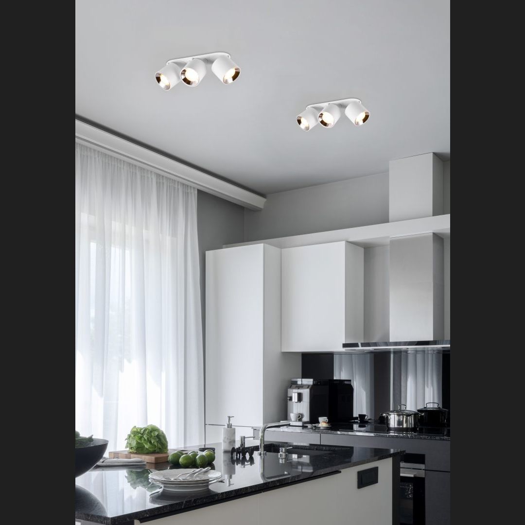 Guayana - Ceiling lamp - White Matt - Trio