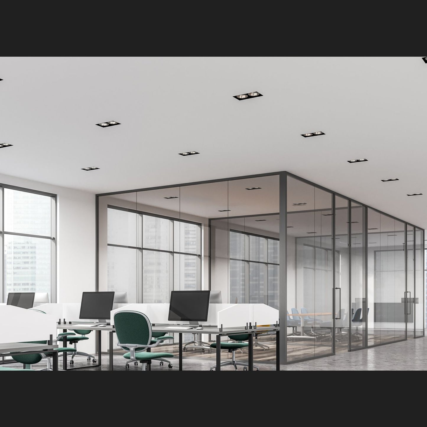 Kenai - Recessed lighting - Black Matt - Trio