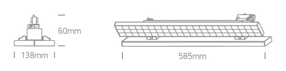 High Power Linear Track Light