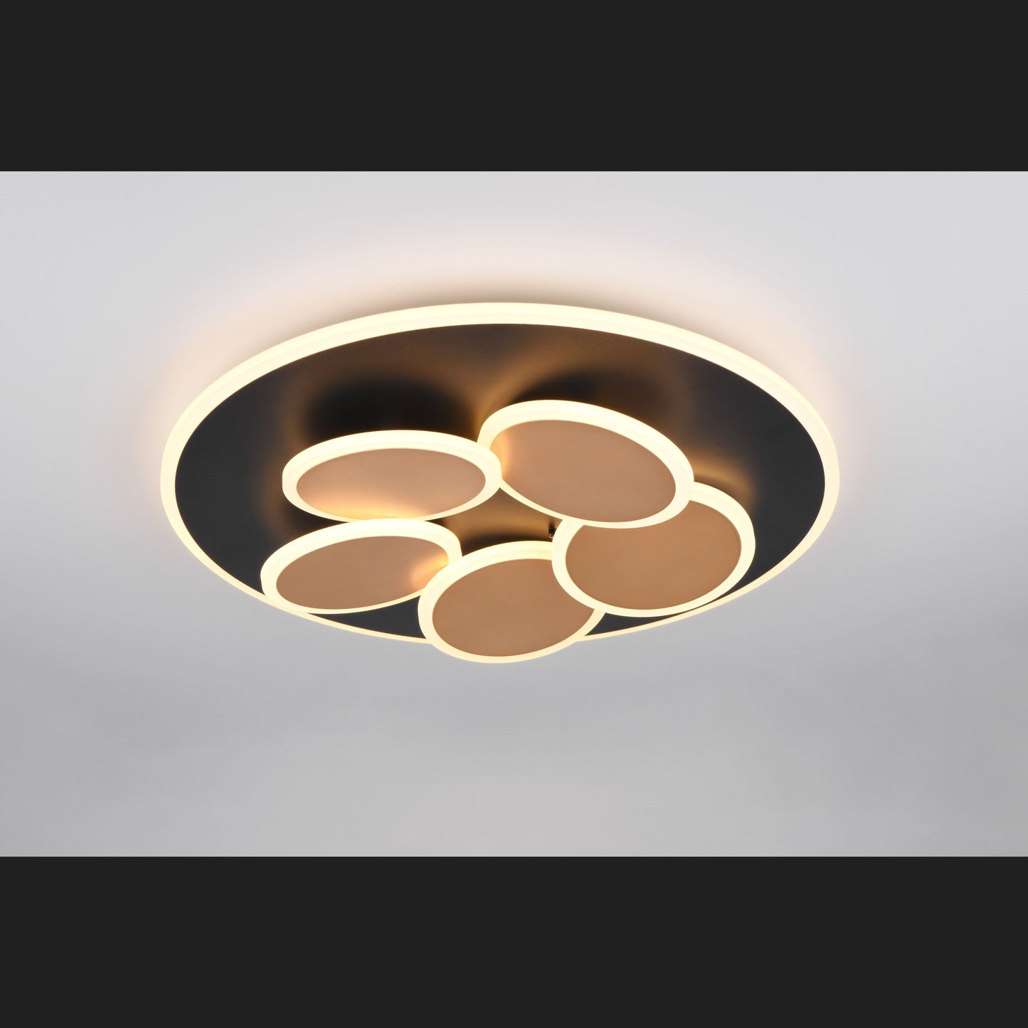Mandala - Ceiling Lamp - Black Gold - Trio - 653210680