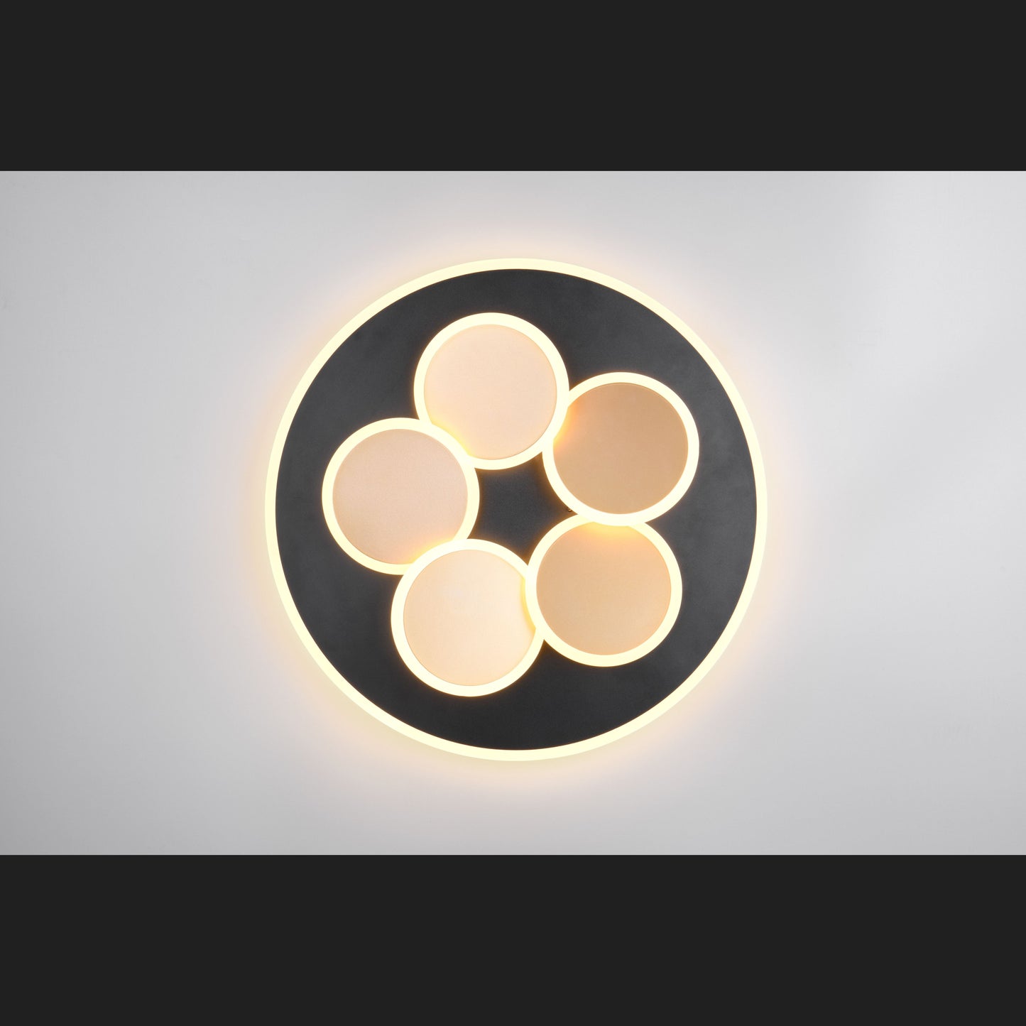Mandala - Ceiling Lamp - Black Gold - Trio - 653210680