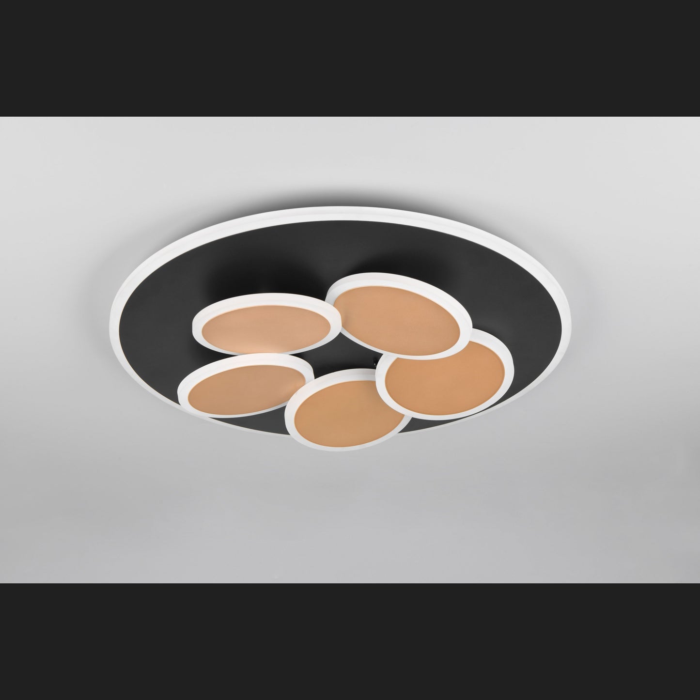 Mandala - Ceiling Lamp - Black Gold - Trio - 653210680