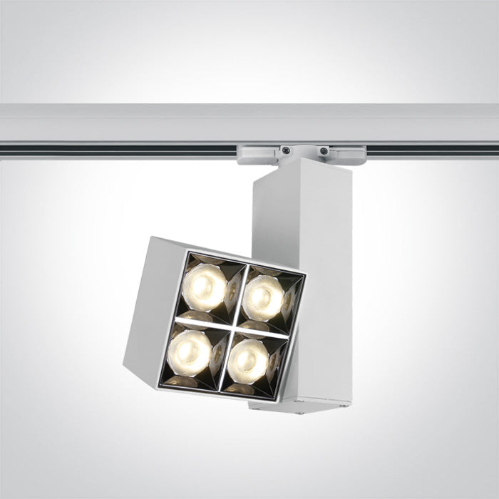 Mirror Square Track Lights Die cast