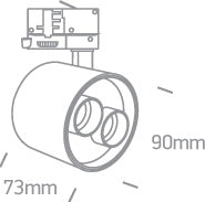 Dark Light Tubes Track Lights