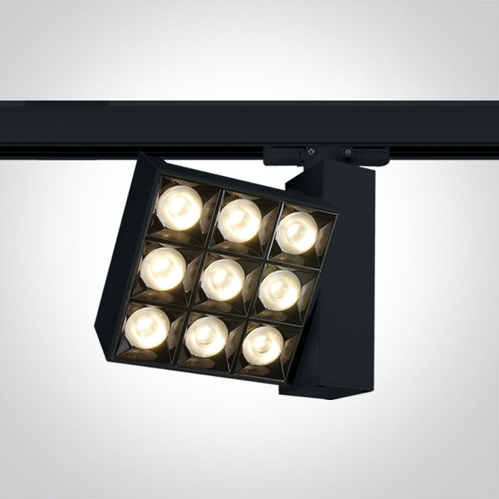 Mirror Square Track Lights Die cast