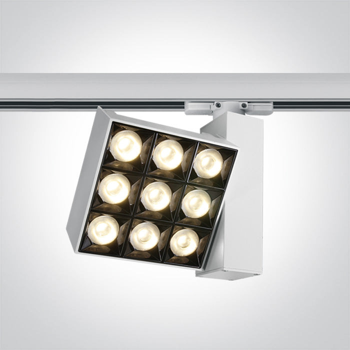 Mirror Square Track Lights Die cast