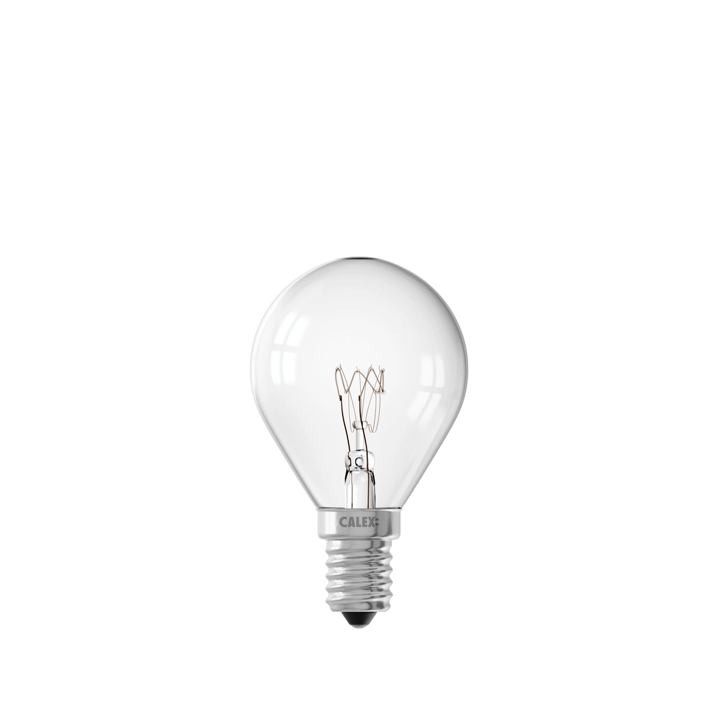 Calex Incandescent Bulb - E14 - P45 - Clear - 10W
