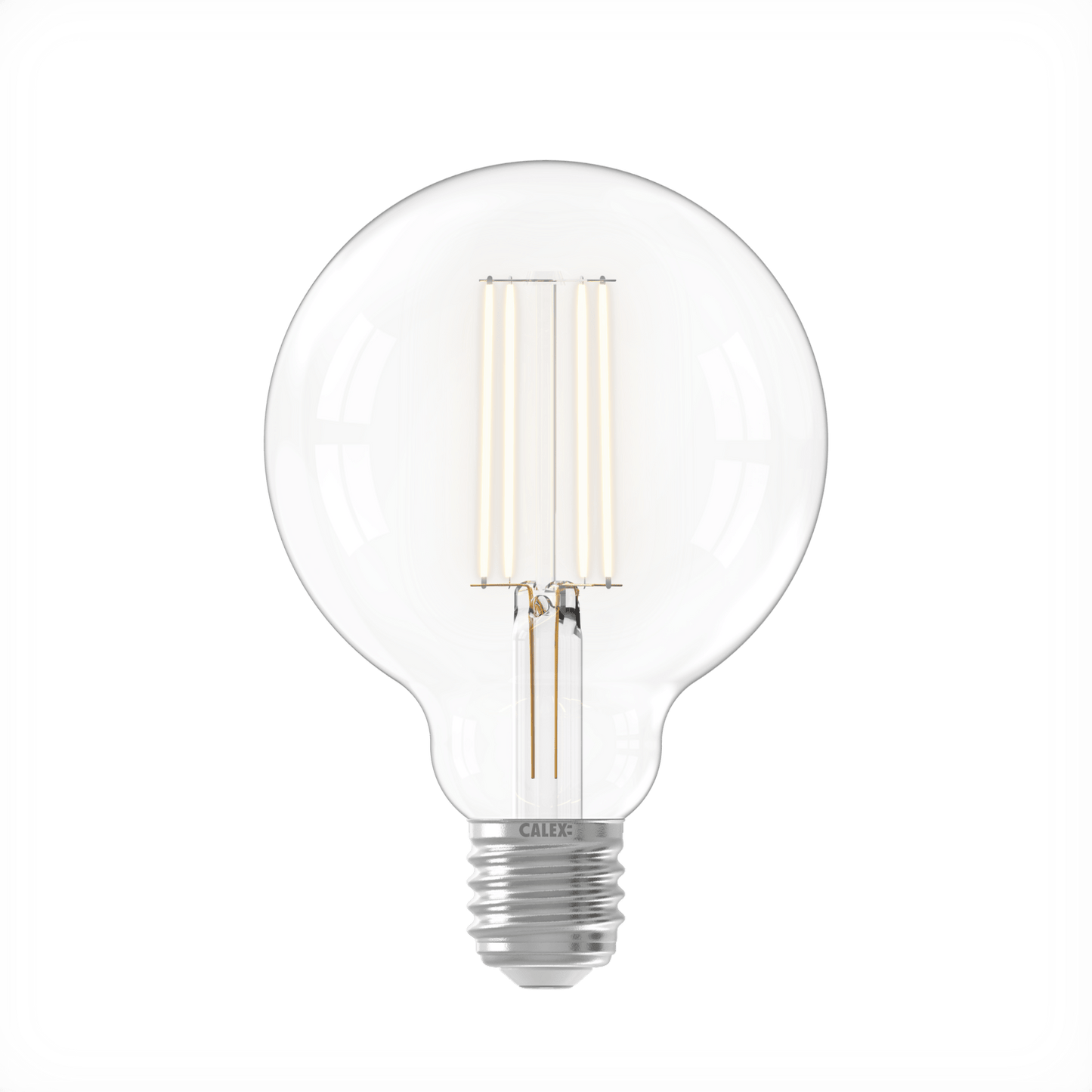 Calex Warm Filament LED Lamp - E27 - G95 - Clear - 4.5W - Dimmable