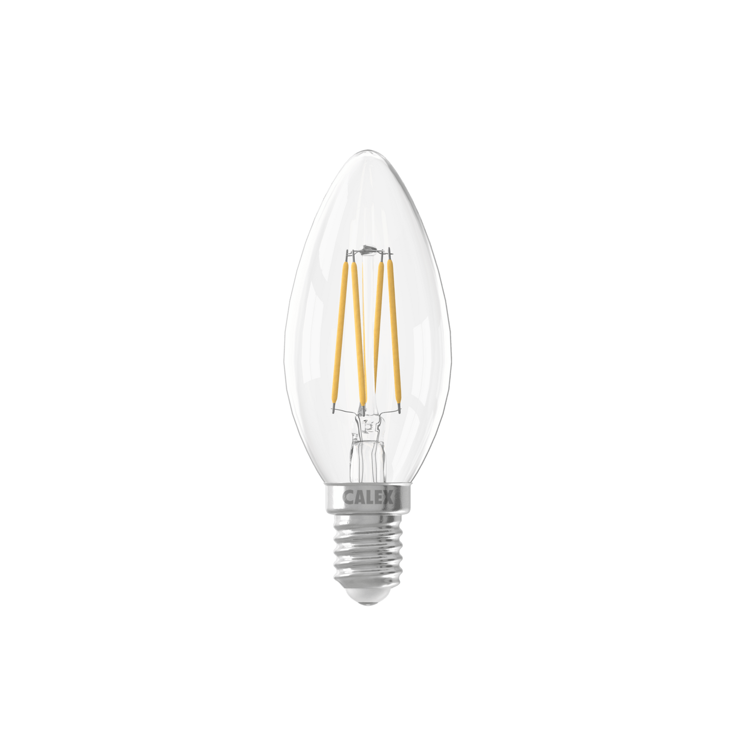Calex Filament LED Lamp - E14 - B35 - Clear - 4.5W - Dimmable