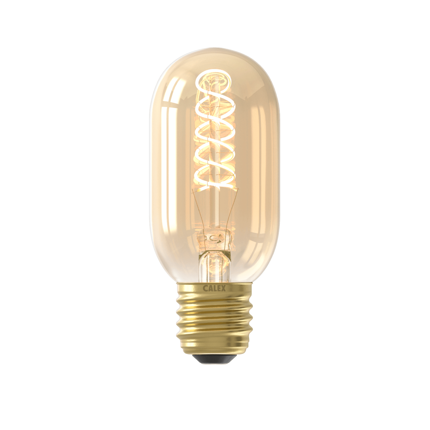 Calex Flex Filament LED Lamp - E27 - T45 - Gold - 5.5W - Dimmable