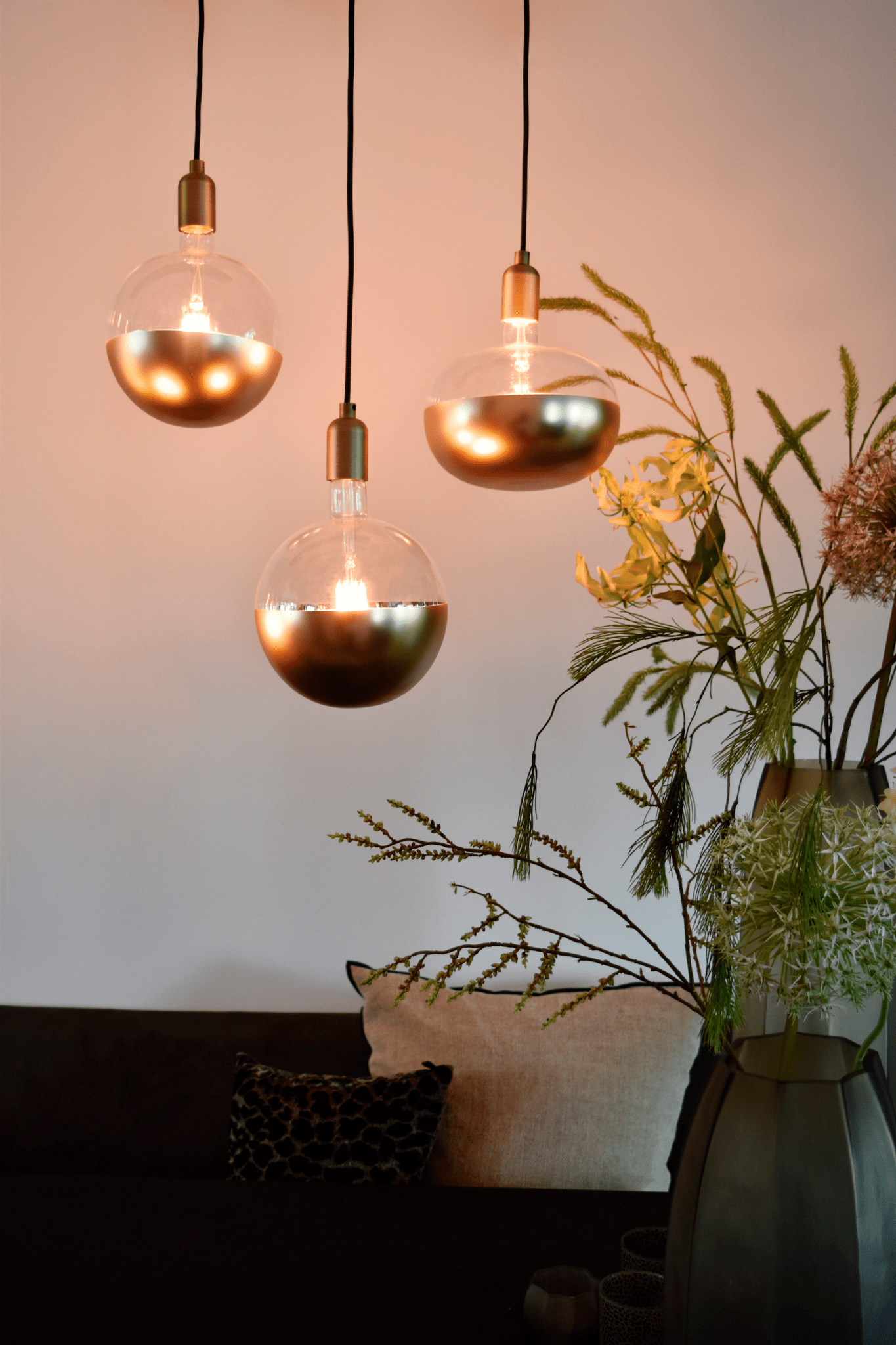 Calex Top mirror Bulb - E27 - Filament - Kalmar - Gold -WarmWhite- 6W