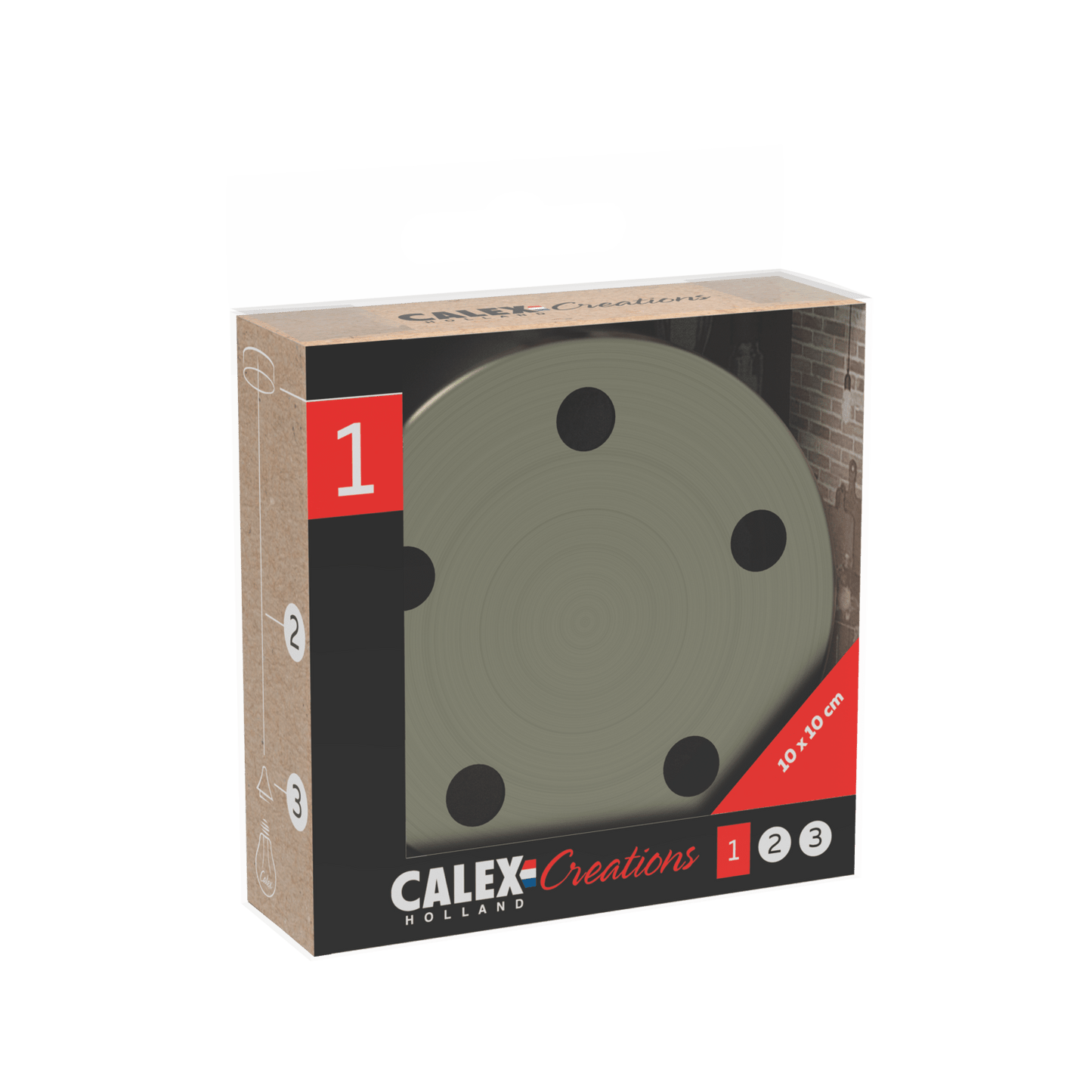 Calex Creations Ceiling plate - Bronze - 5 holes