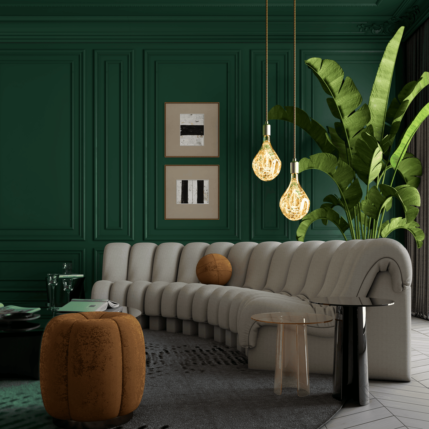 Calex XXL Organic EVO LED Bulb Green - E27 - 6W - Dimmable