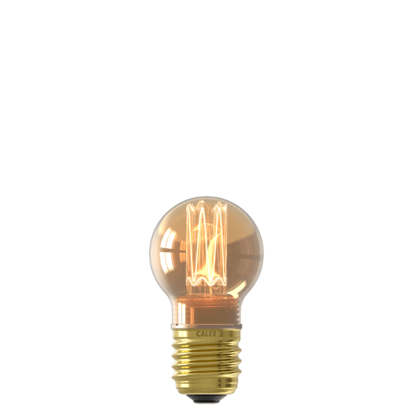 Calex Crown LED Bulb - E27 - P45 - Gold - 2.3W - Dimmable