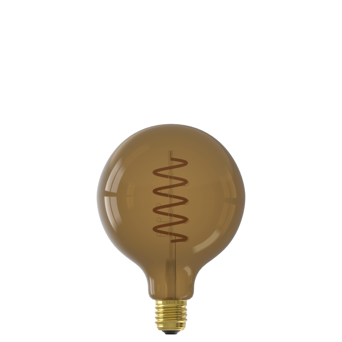 Calex Spiral Filament LED Lamp - E27 - G125 - Natural - 4W - Dimmable