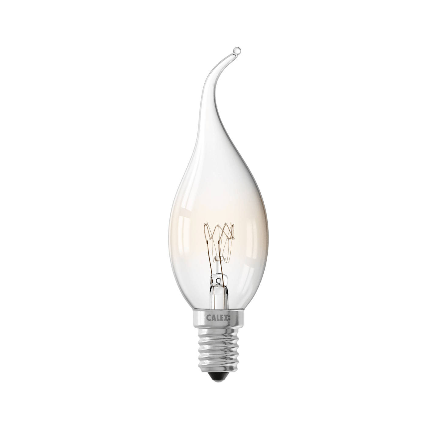 Calex Incandescent Bulb - E14 - BXS35 - Clear - 10W