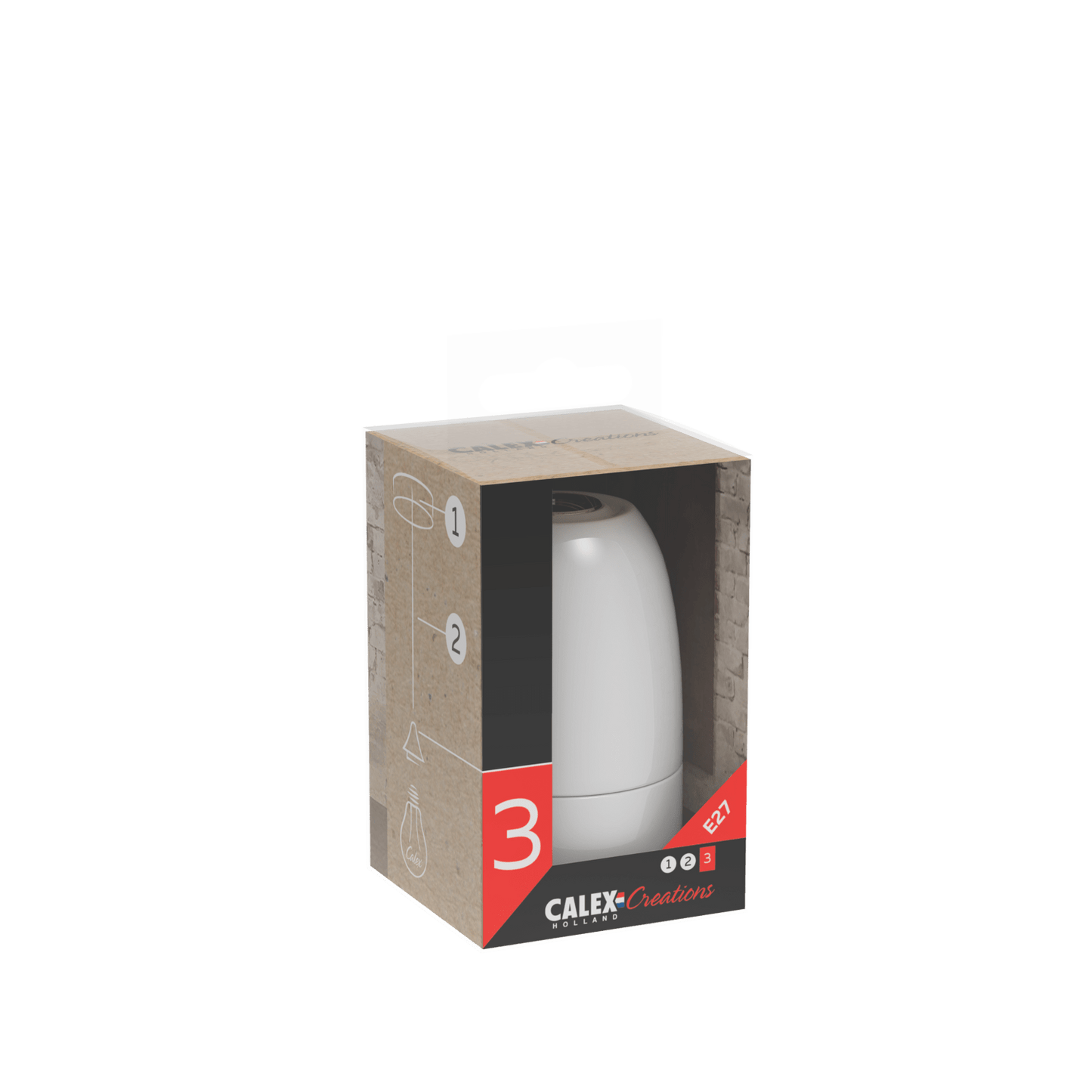 Calex Creations Lampholder - Black - E27