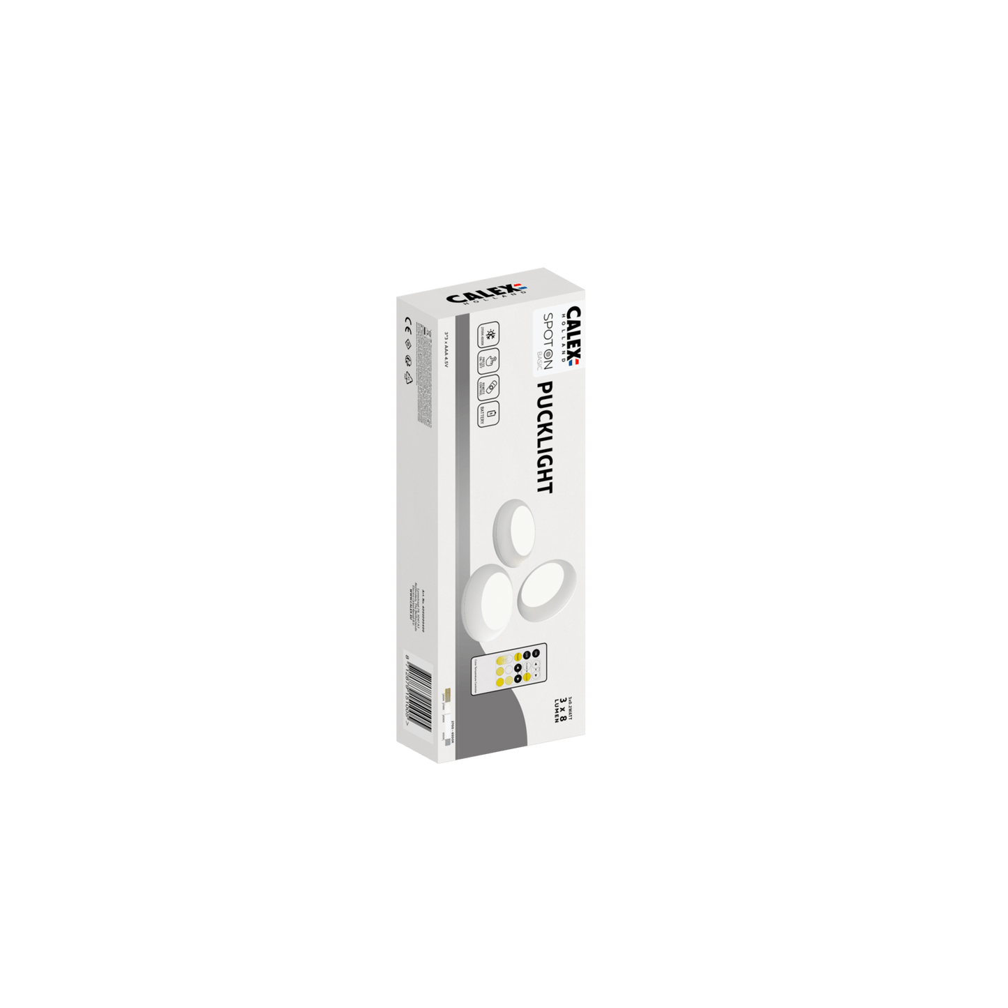 Calex Spot On Cabinet Lighting - Wireless - 3 pcs - Battery operated
