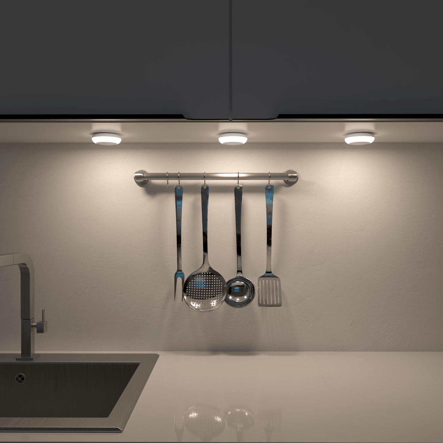 Calex Spot On Cabinet Lighting - Wireless - 3 pcs - Battery operated