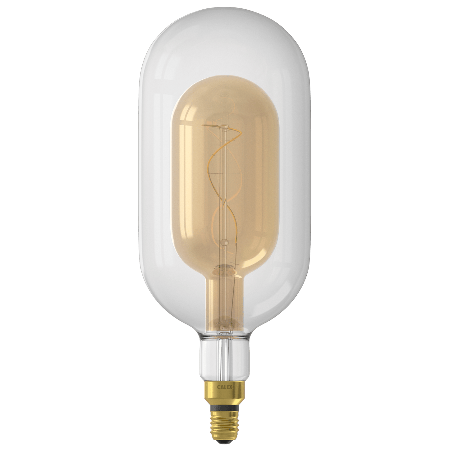 Calex Sundsvall - E27 - Filament - Clear/Gold-WarmWhite- 3W - Dimmable