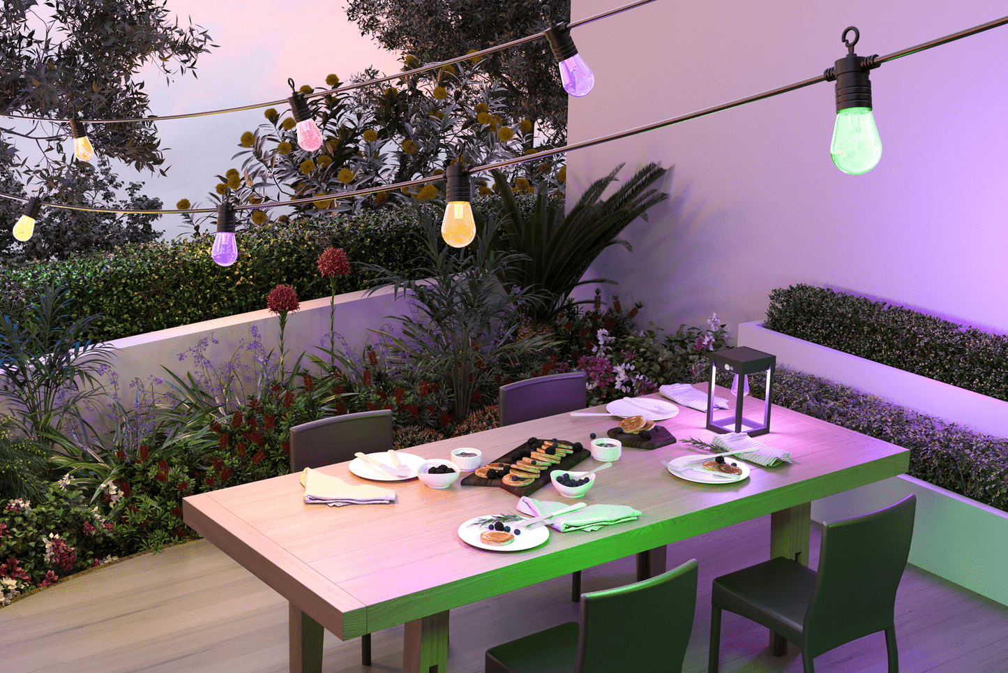 Calex Smart Outdoor Light cord 24v - String light - RGB and CCT