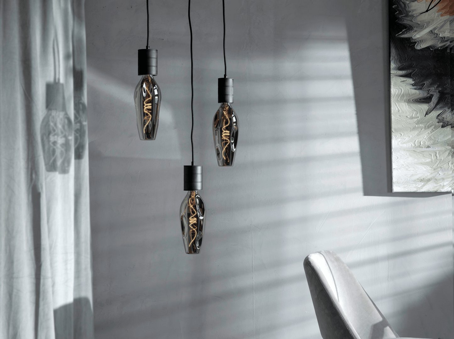 Calex XXL Barcelona LED Bulb Titanium - E27 - 4W - Dimmable