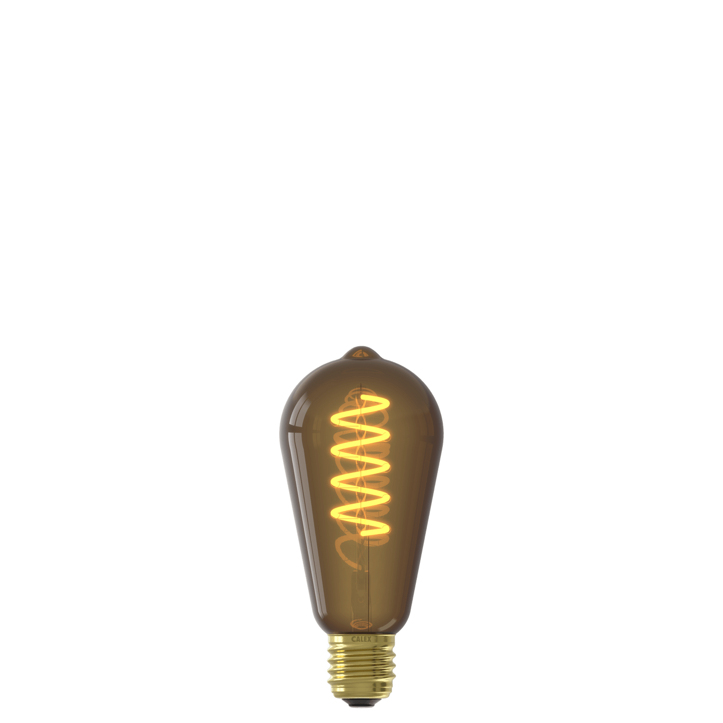 Calex Spiral Filament LED Lamp - E27 - ST64 - Natural - 4W - Dimmable
