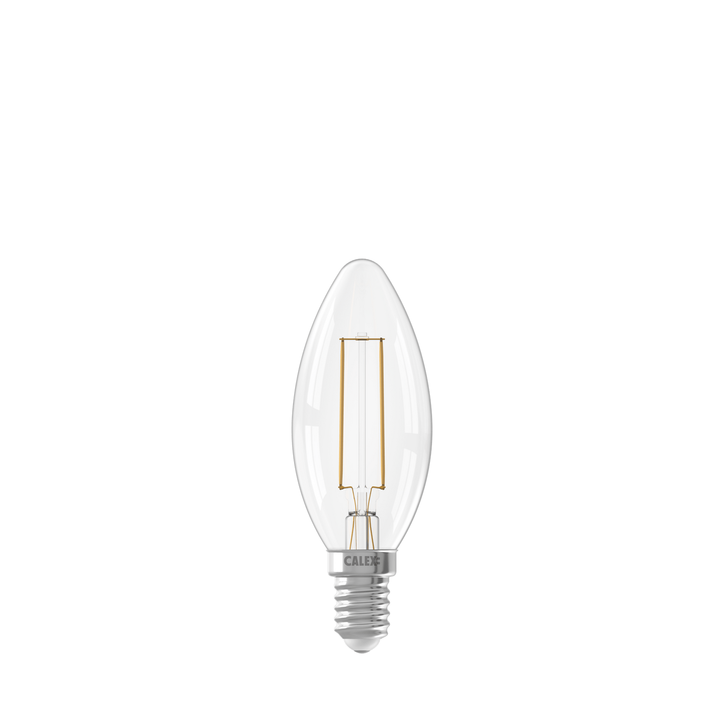 Calex Filament LED Lamp - E14 - B35 - Clear - 3.5W - Dimmable