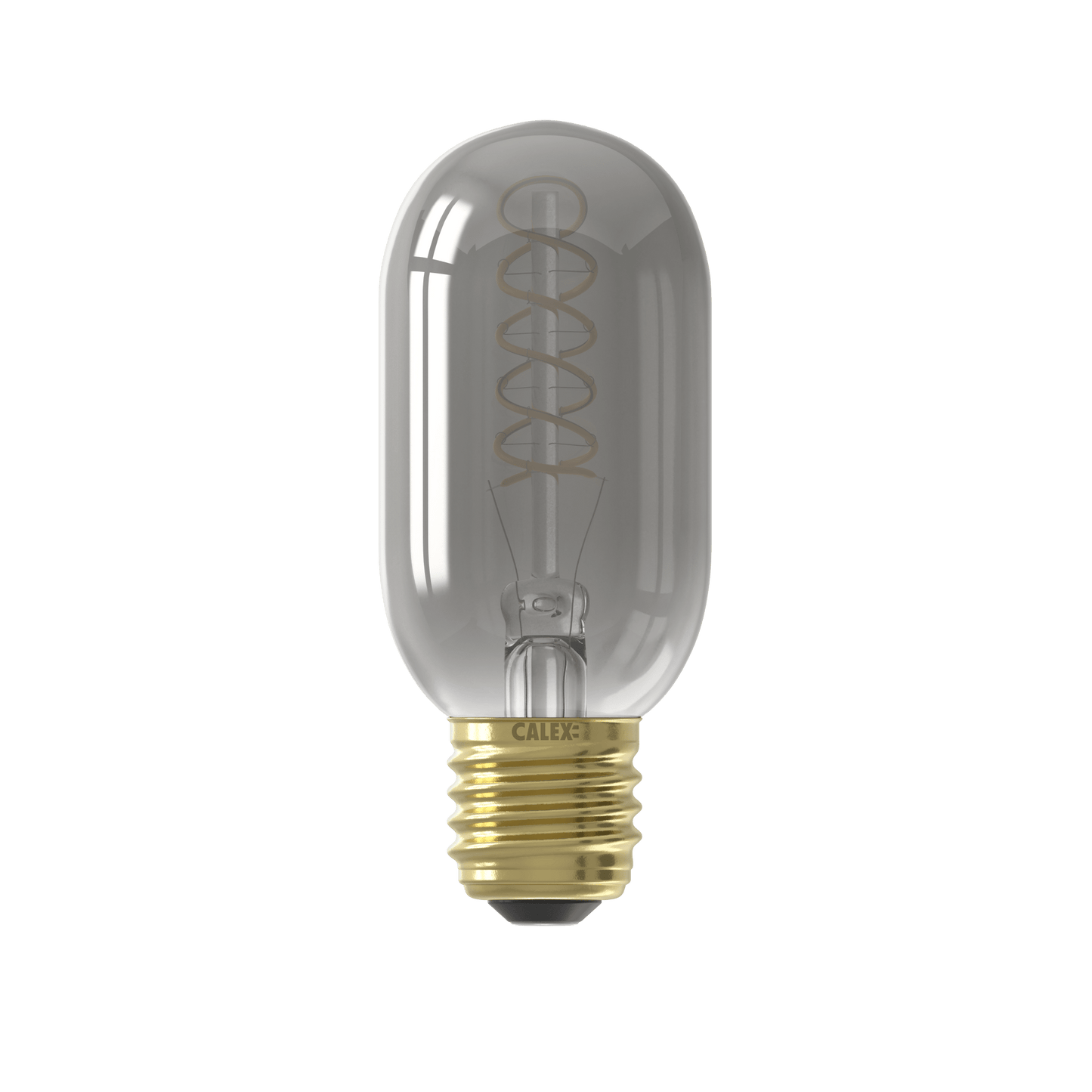 Calex Flex Filament LED Lamp - E27 - T45 - Titanium - 4W - Dimmable