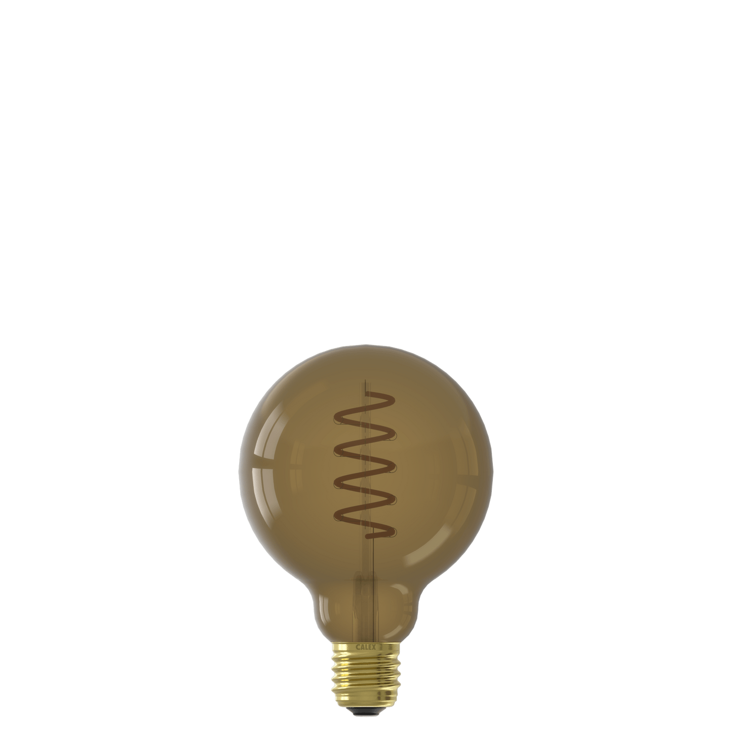 Calex Spiral Filament LED Lamp - E27 - G95 - Natural - 4W - Dimmable