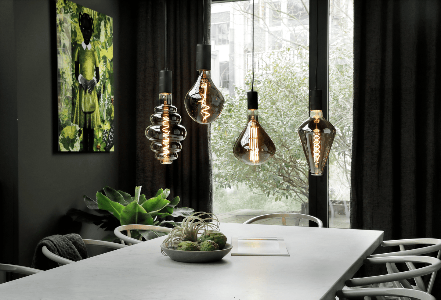 Calex XXL Paris LED Bulb Titanium - E27 - 6W - Dimmable