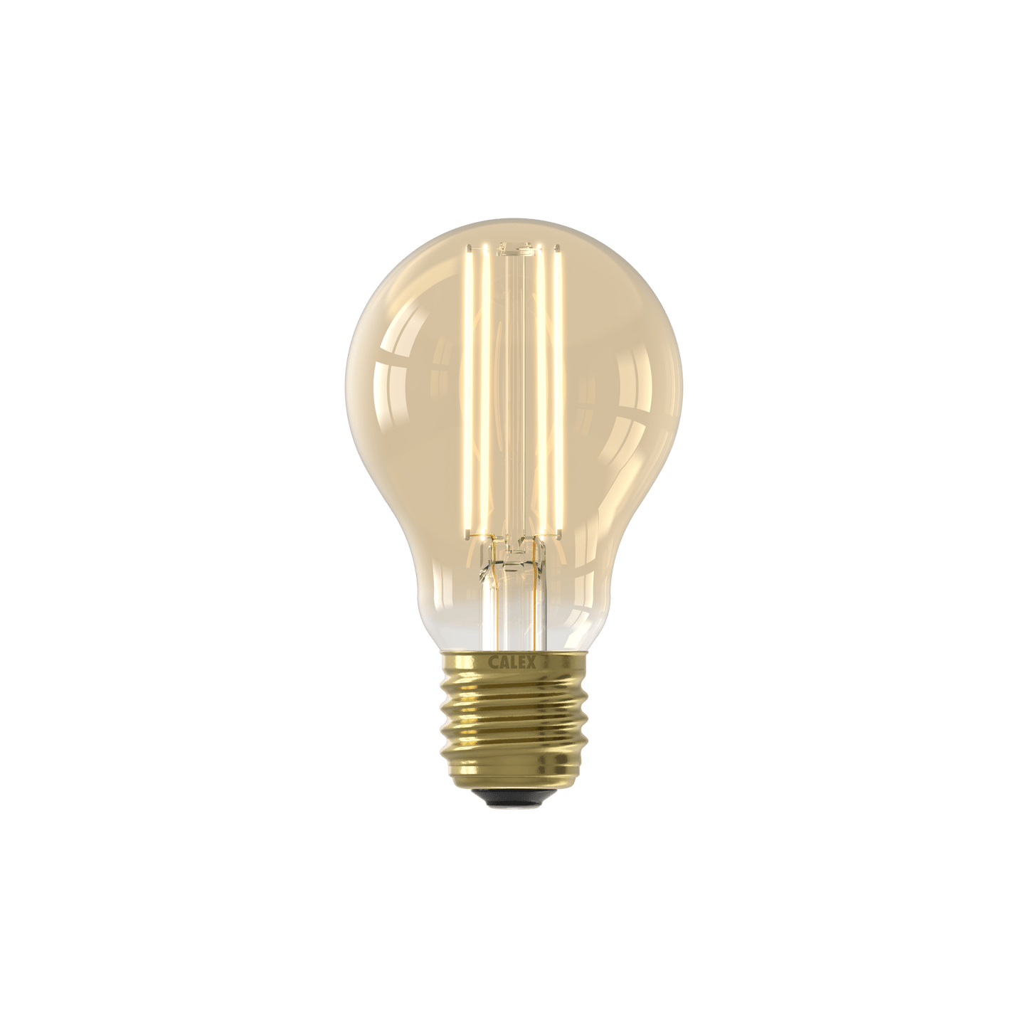 Calex Warm Filament LED Lamp - E27 - A60 - Gold - 7.5W - Dimmable