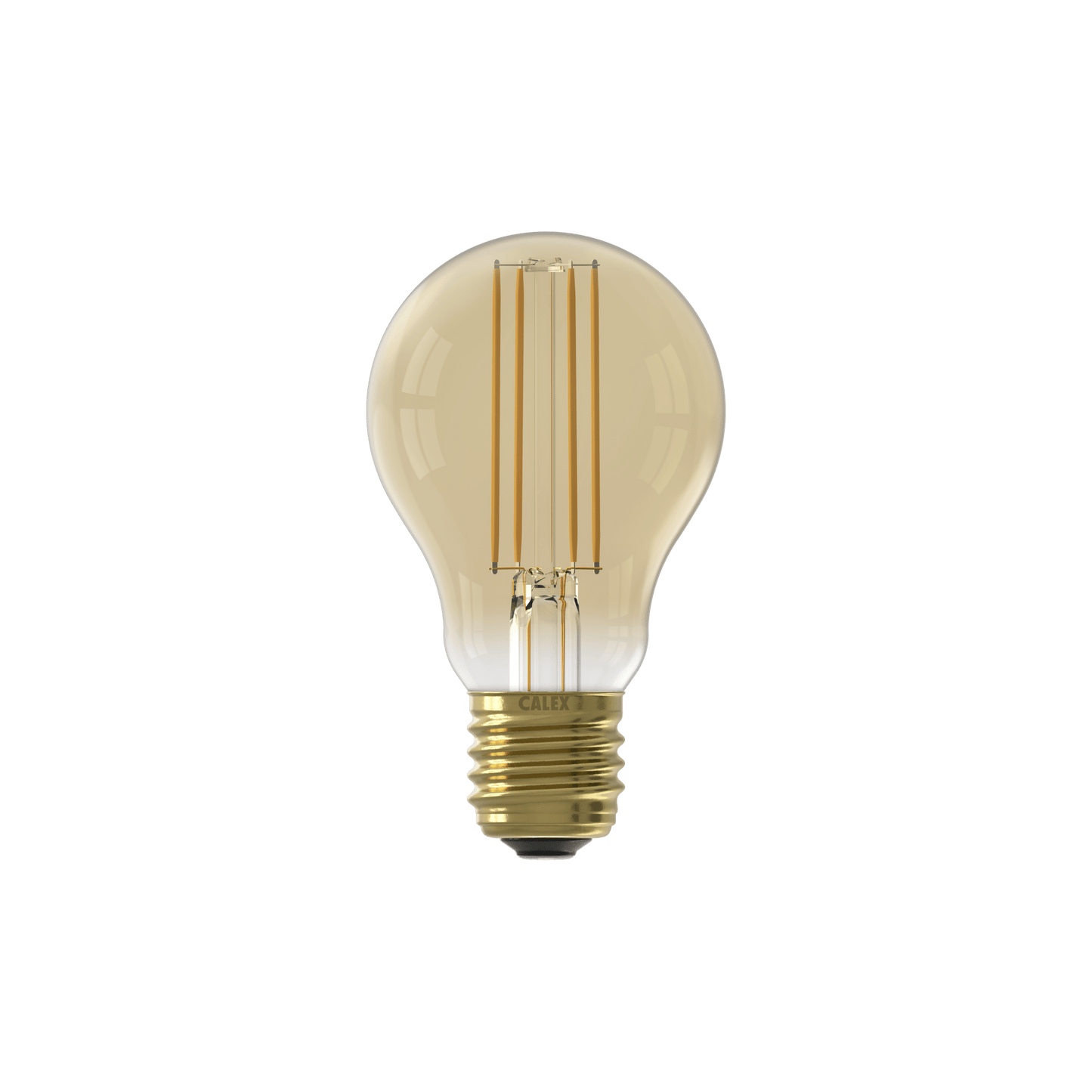 Calex Warm Filament LED Lamp - E27 - A60 - Gold - 7.5W - Dimmable