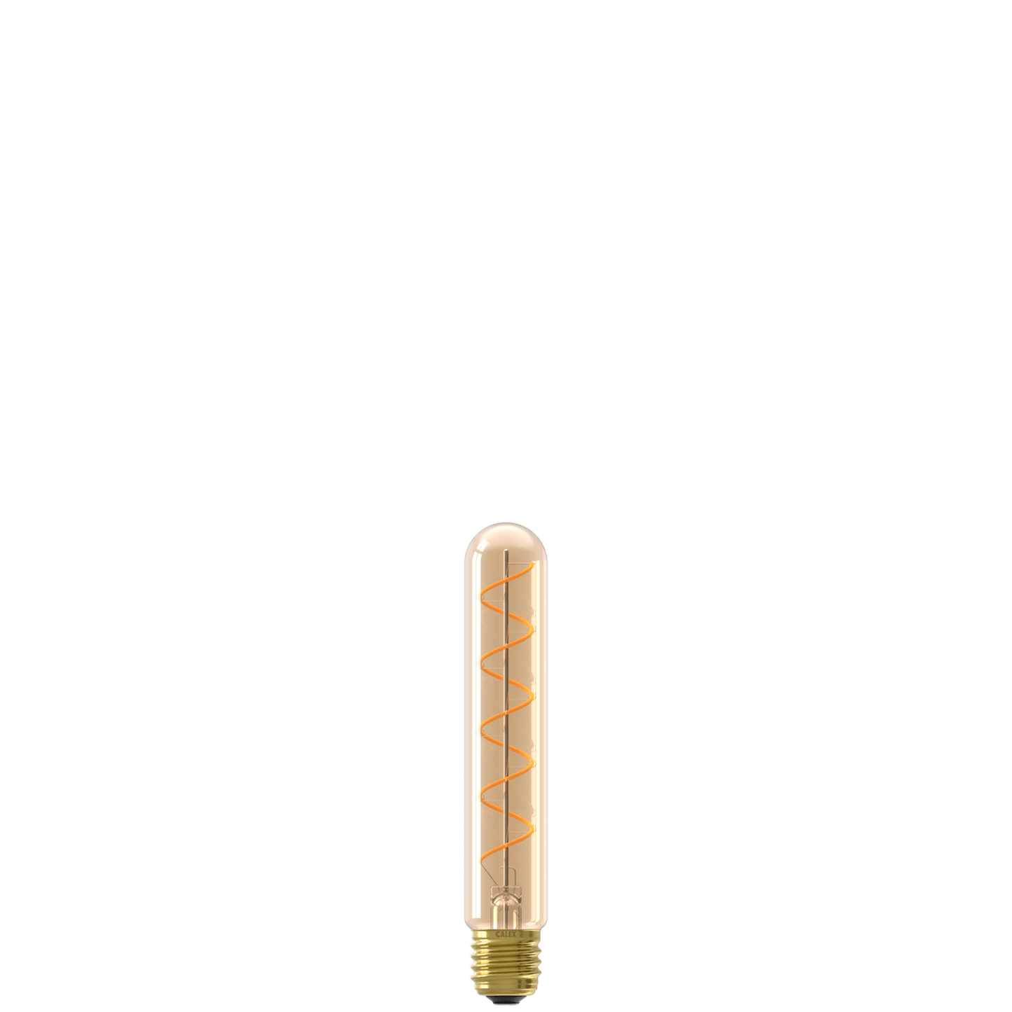 Calex Spiral Filament LED Lamp - E27 - T32 - Gold - 2.5W - Dimmable