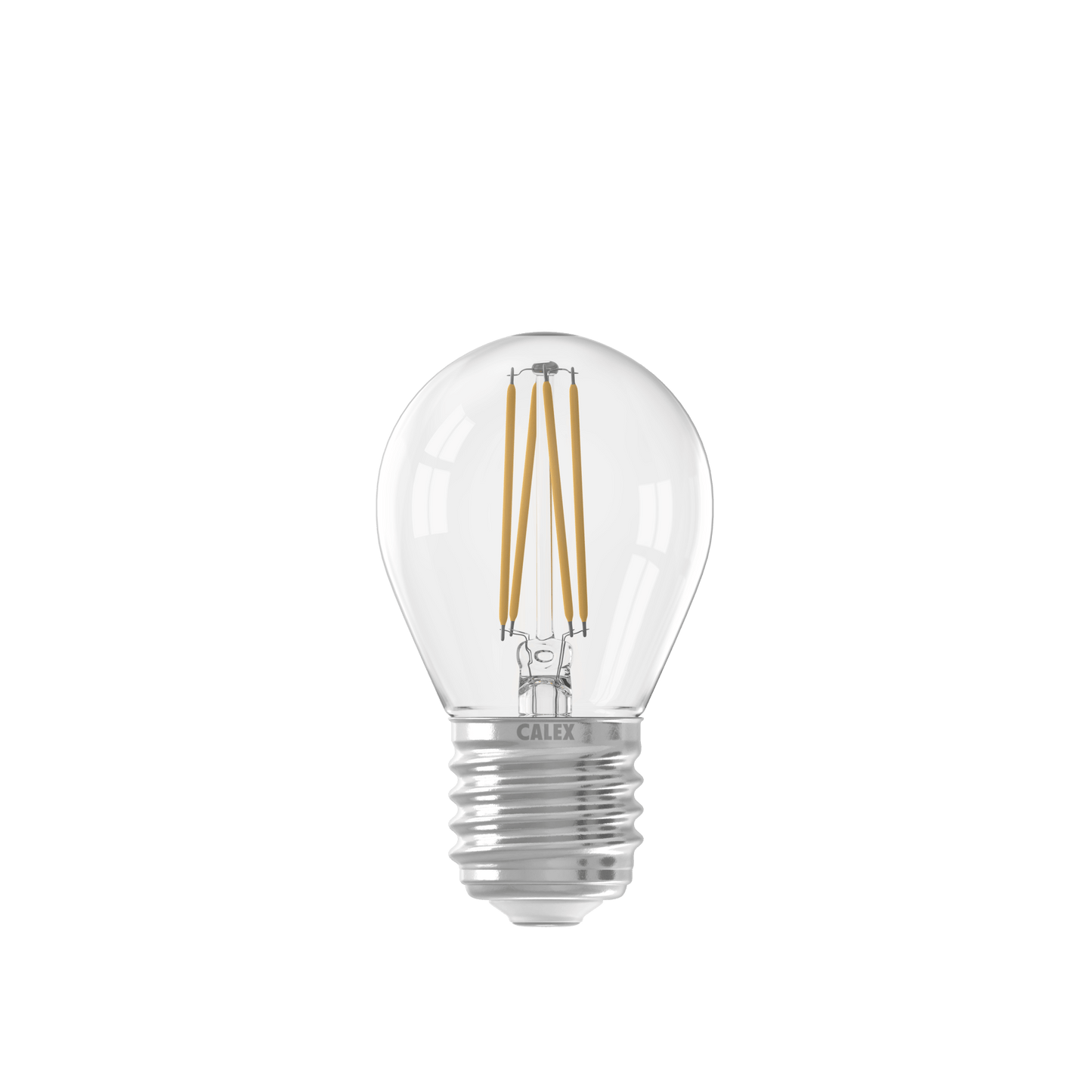 Calex Filament LED Lamp - E27 - P45 - Clear - 4.5W - Dimmable