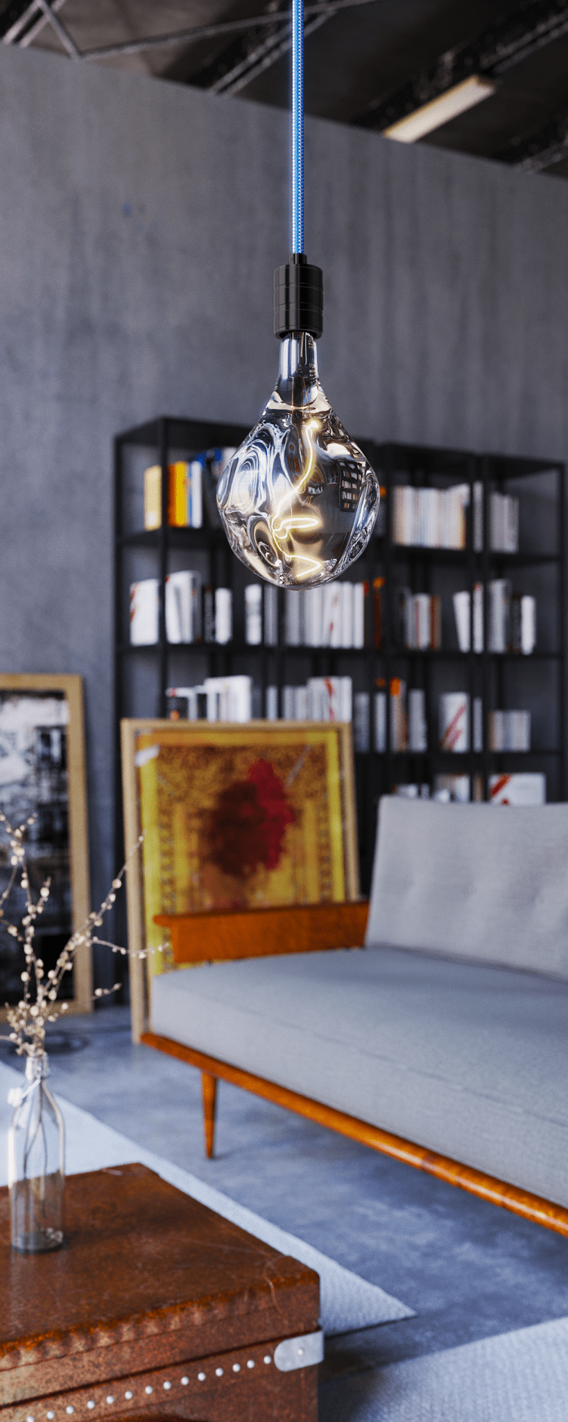 Calex Creations Lampholder - Black - E27 - 3 Ring model