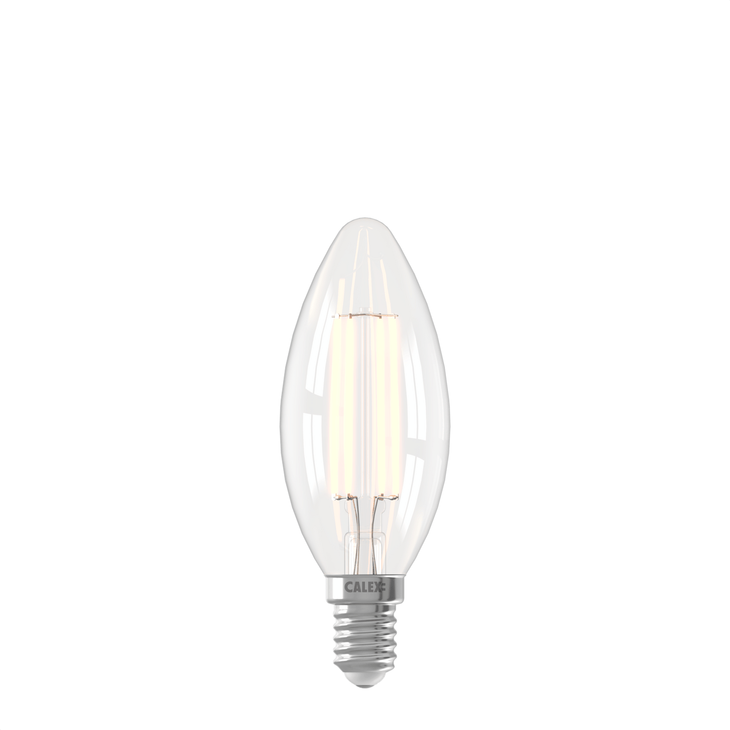 Calex Smart LED Bulb - E14 - Filament - B35 - Clear - WarmWhite - 4.9W