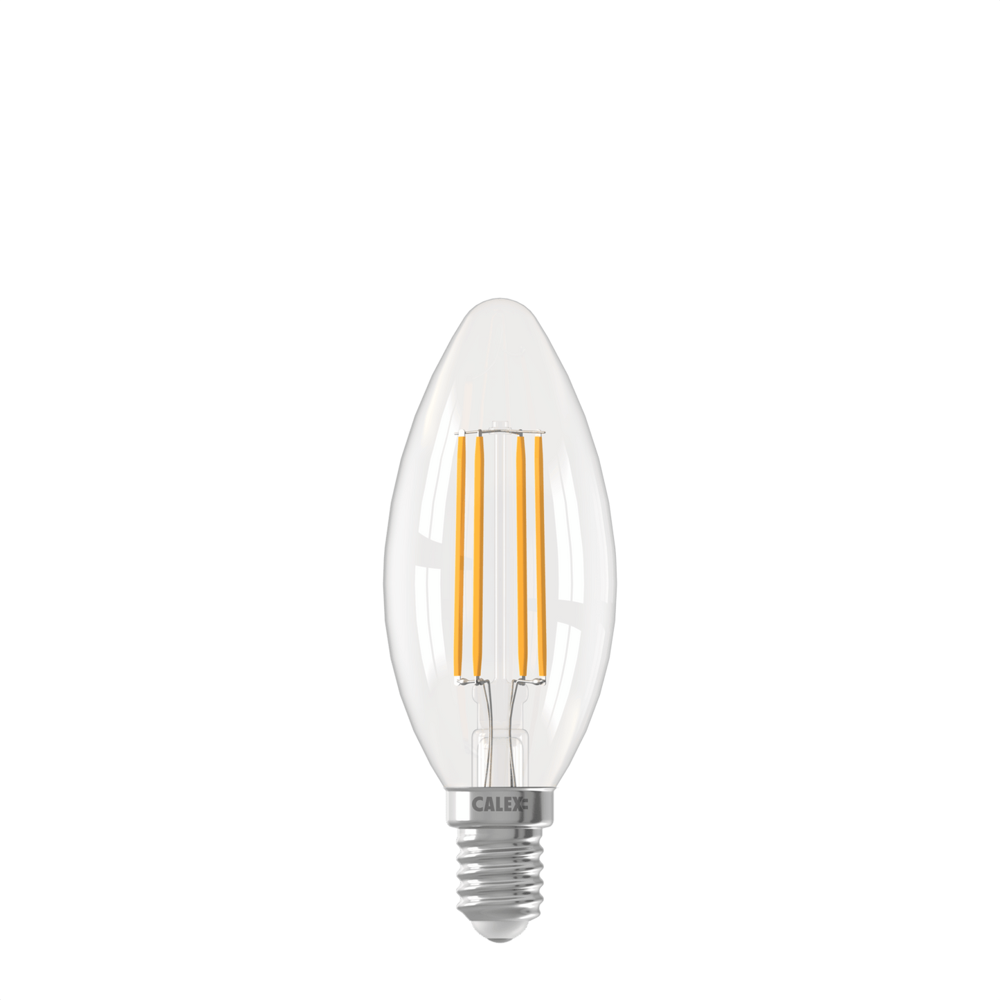 Calex Smart LED Bulb - E14 - Filament - B35 - Clear - WarmWhite - 4.9W