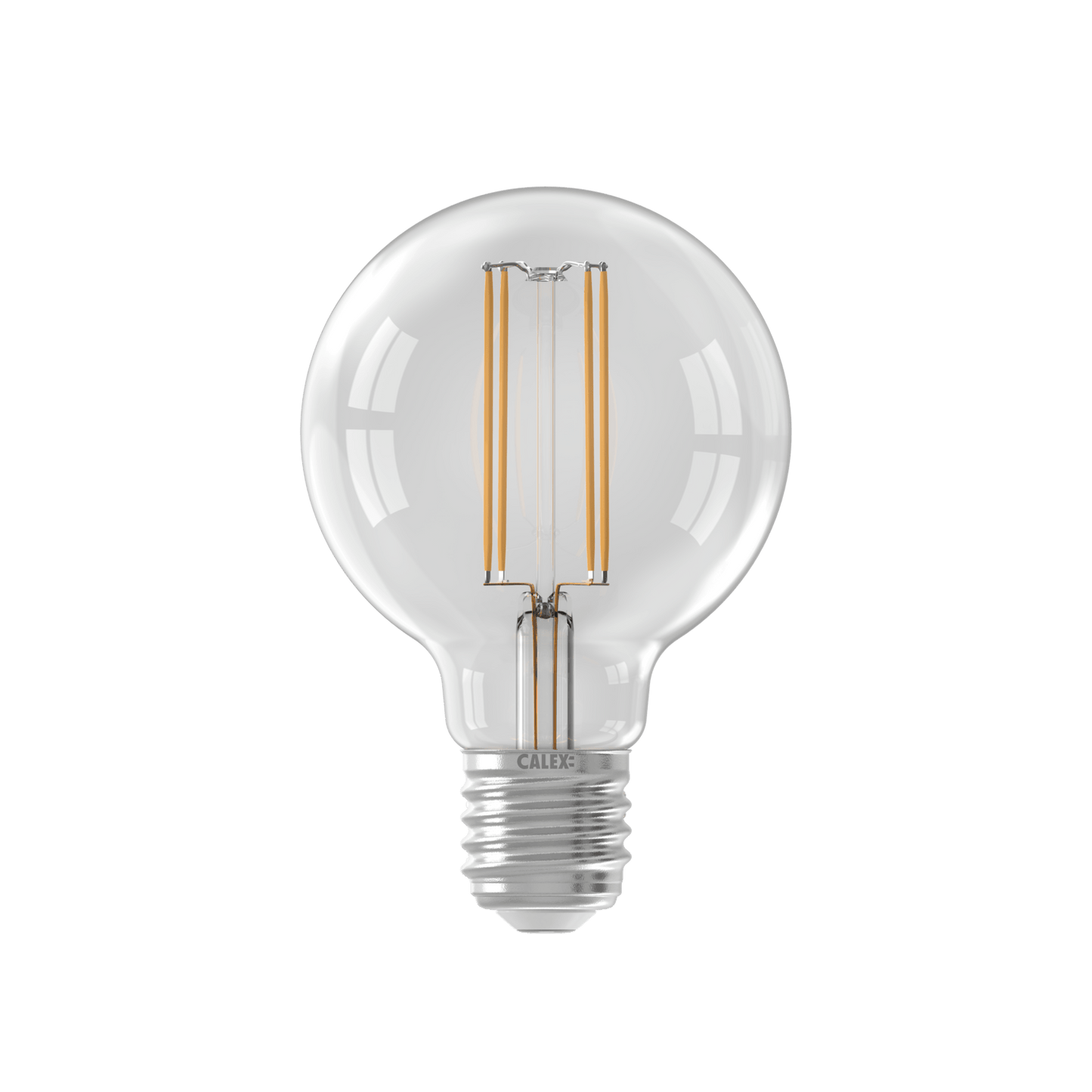 Calex Warm Filament LED Lamp - E27 - G80 - Clear - 3.5W - Dimmable
