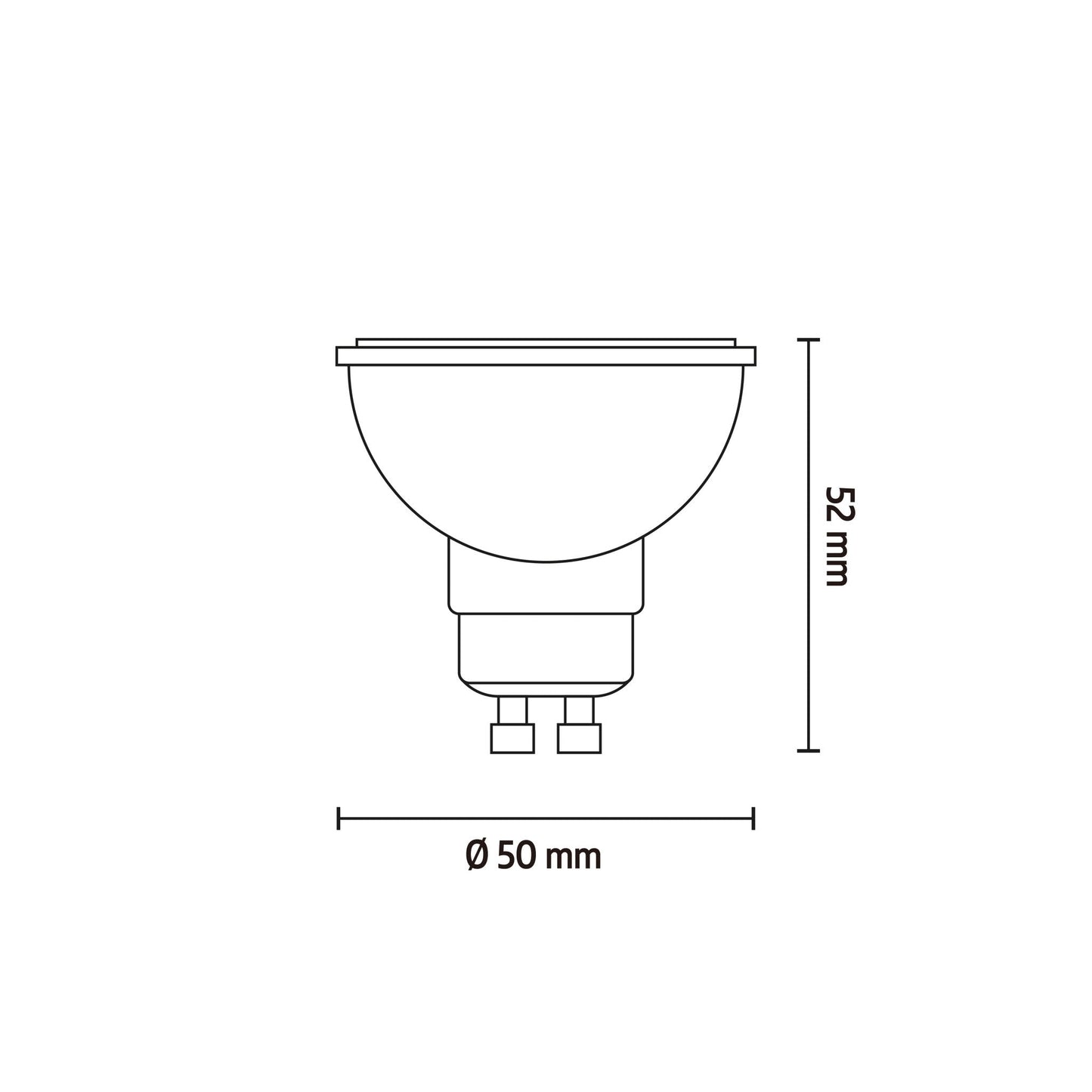 Calex Smart LED Lamp - GU10 - Wifi Light Source - RGB+WarmWhite - 4.9W