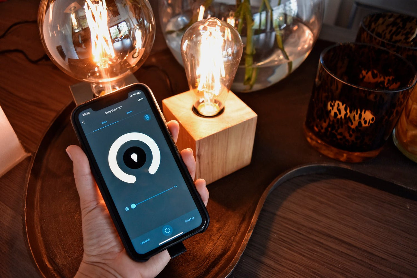 Calex Smart LED Bulb - E27 - Filament - ST64 - Gold - Warm White - 7W